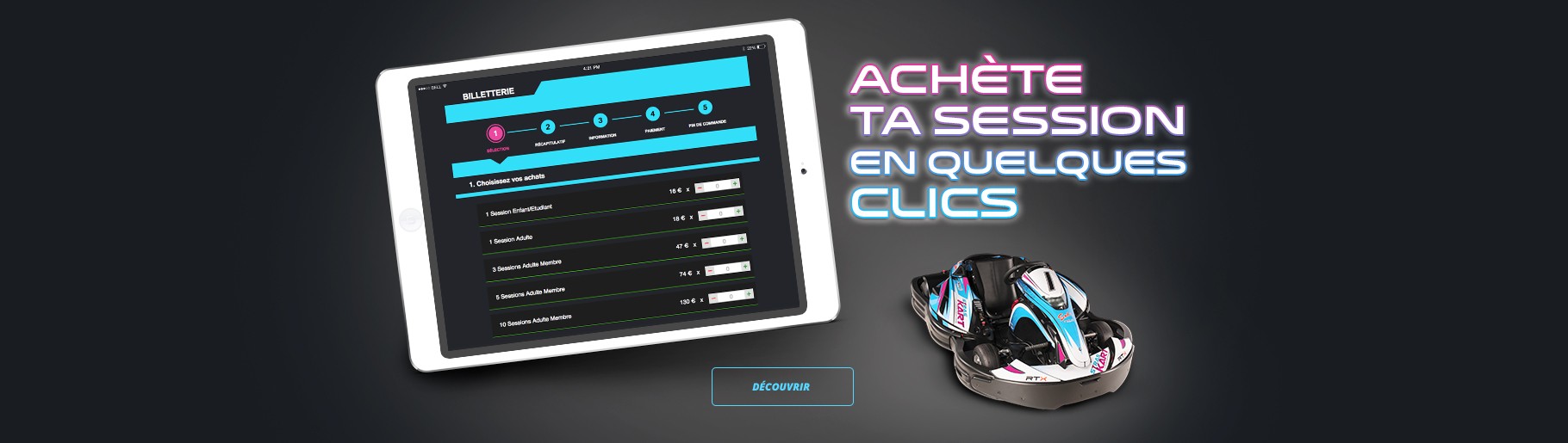 Billetterie en ligne